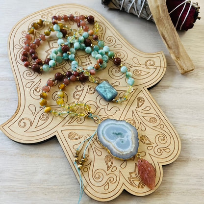 High Priestess 108 Beads Mala Necklace