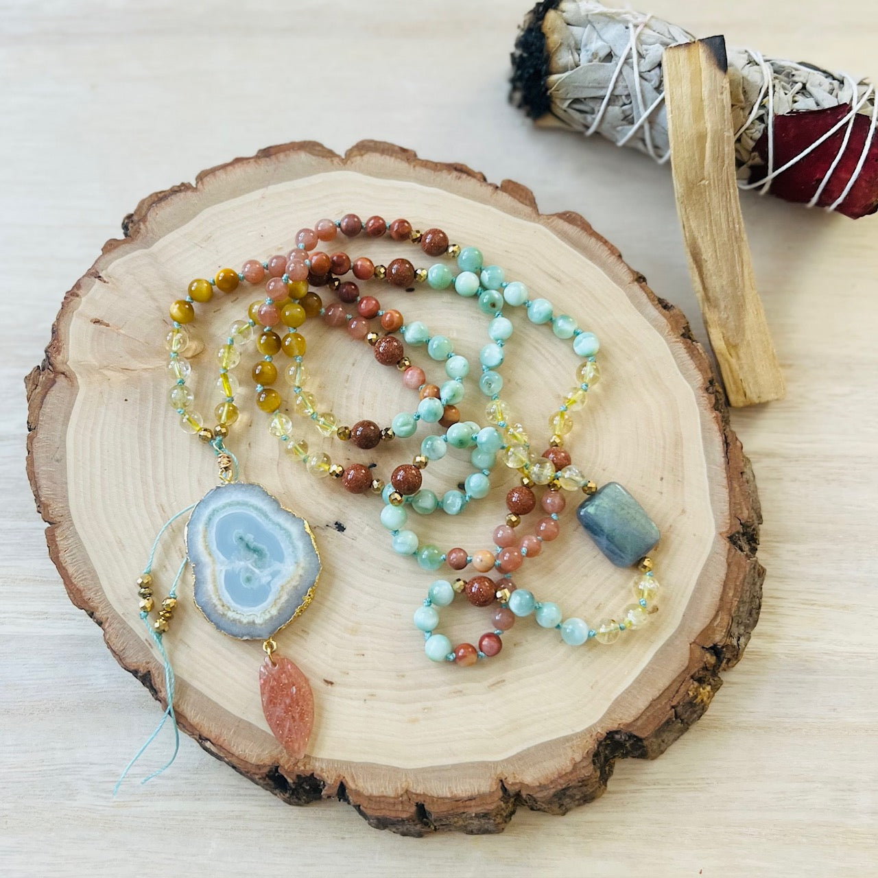 High Priestess 108 Beads Mala Necklace