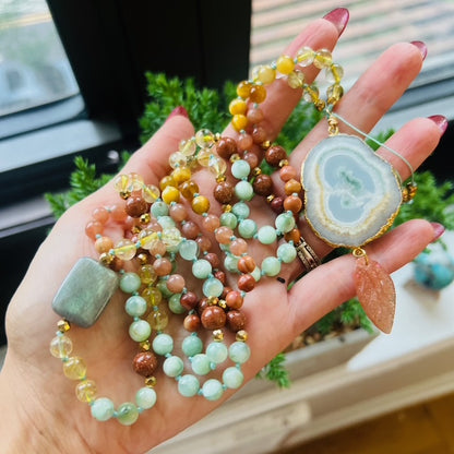 High Priestess 108 Beads Mala Necklace