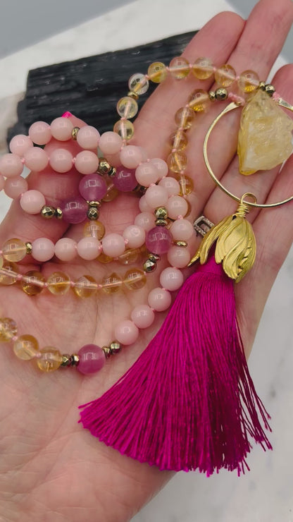 Love and Light Mid Length Mala Necklace