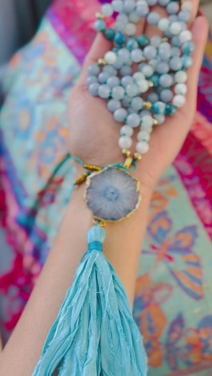 Goddess Eirene 108 Beads Mala Necklace