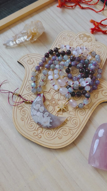 Quan Yin 108 Beads Mala Necklace