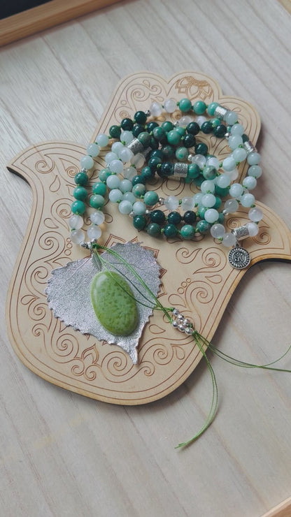 Tarot Inspired 108 Beads Mala Necklace