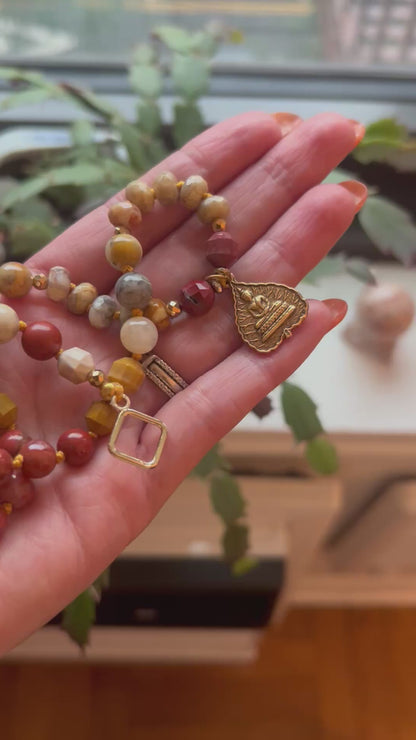 A New Path Short Mala Necklace