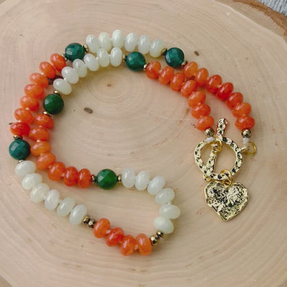 Earth's Pulse Candy Gemstone Necklace